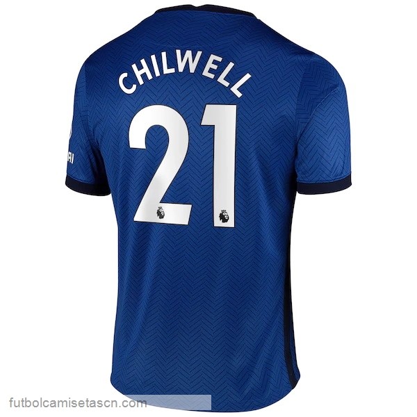 Camiseta Chelsea NO.21 Chilwell 1ª 2020/21 Azul